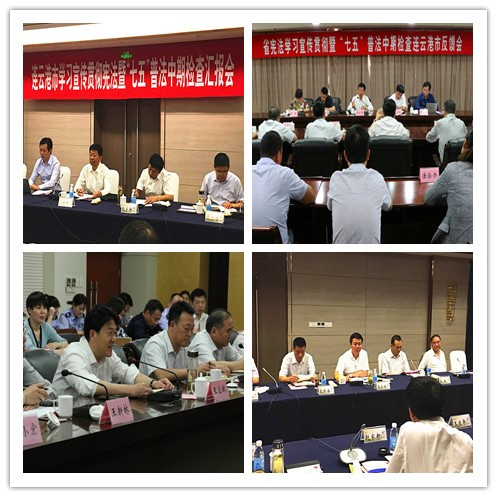 省七五普法中期检查照片拼图